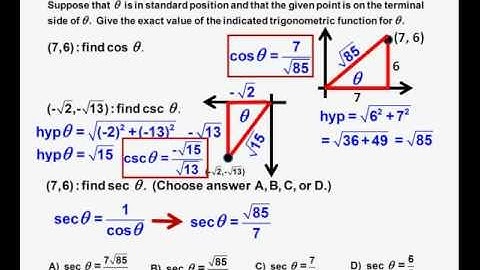 Trigonometry and Arc Length Problems