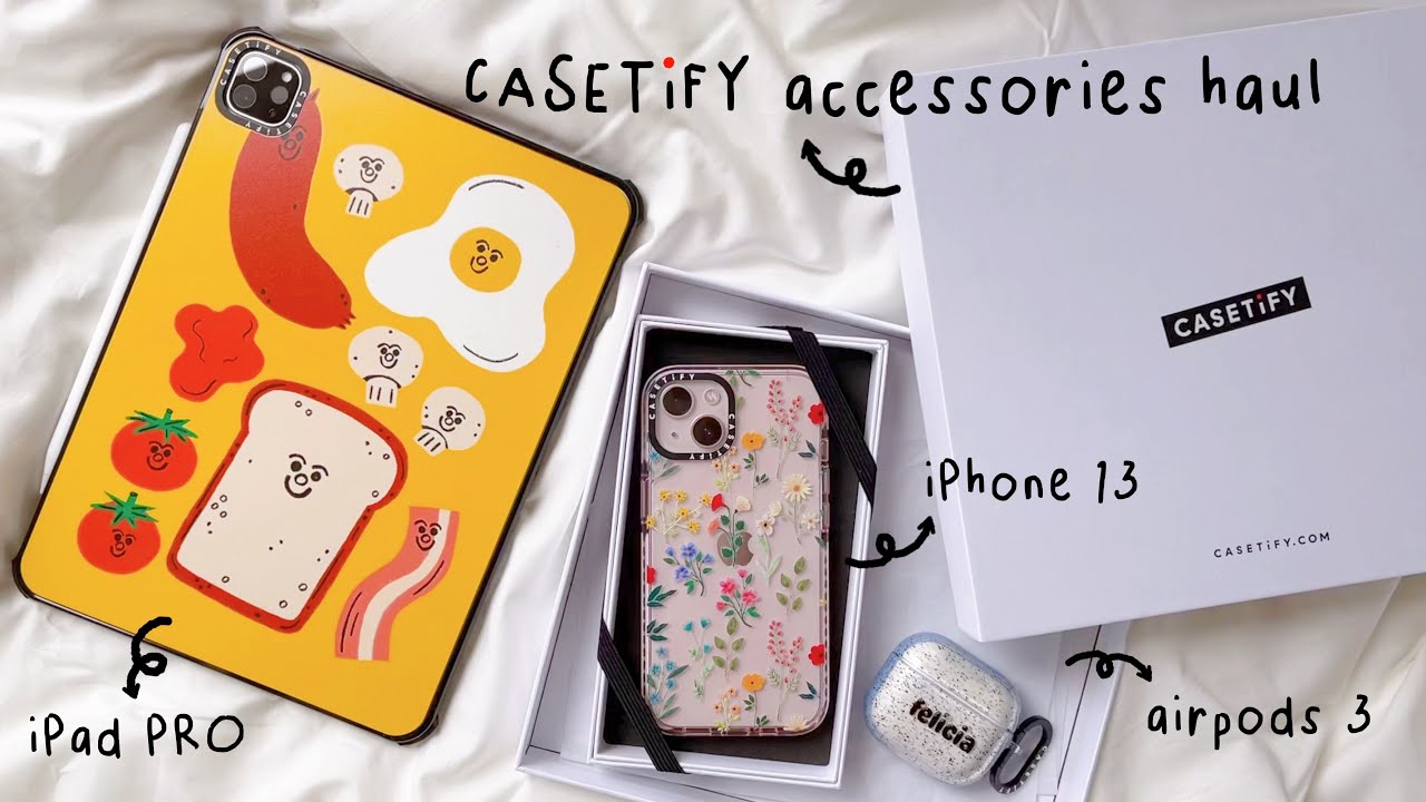 casetify case haul cute + aesthetic iPad Pro & iPhone 13 cases back