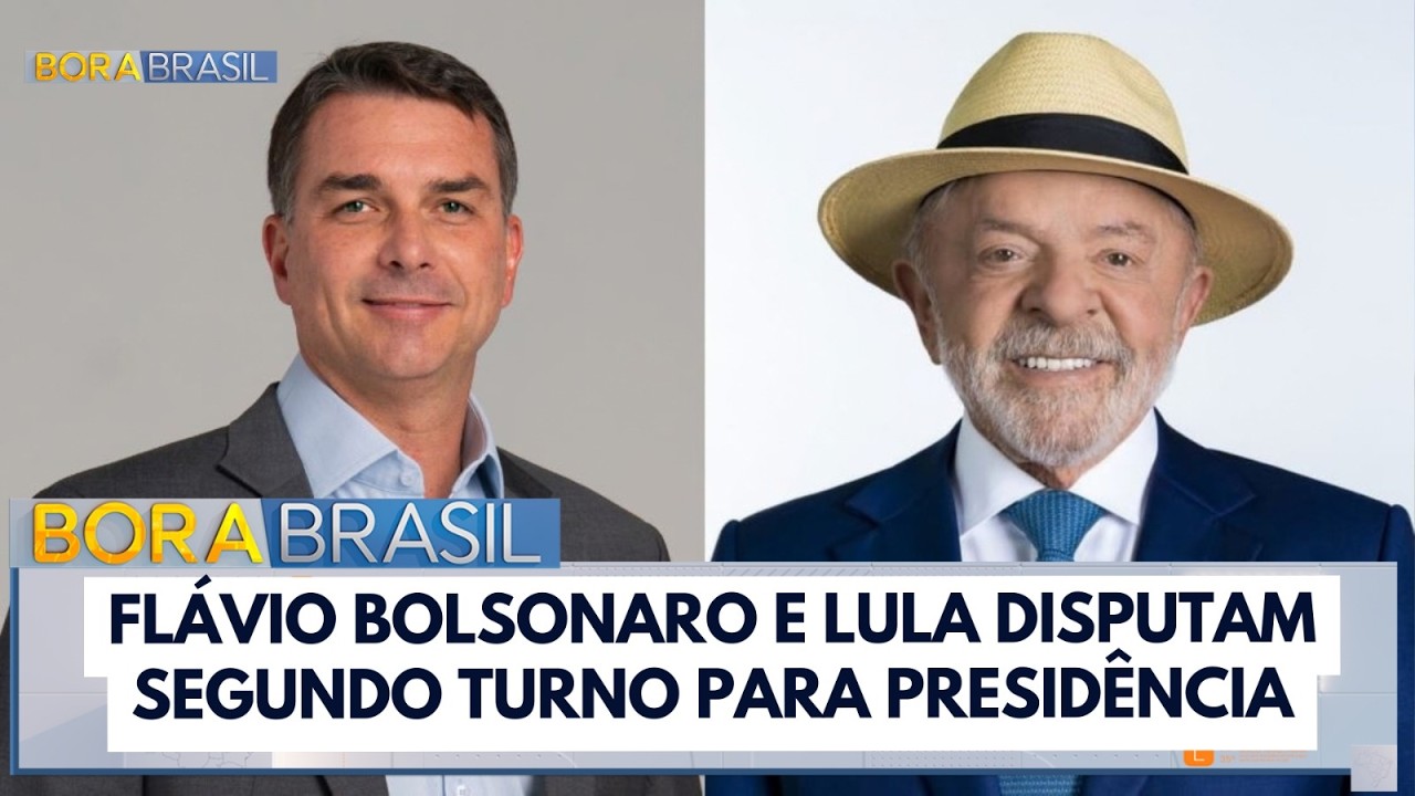 Flávio Bolsonaro e Lula disputam segundo turno para Presidência