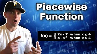 What’s the EASIEST way to make a piecewise function continuous? | Jake's Math Lessons