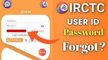 IRCTC Password Forgot