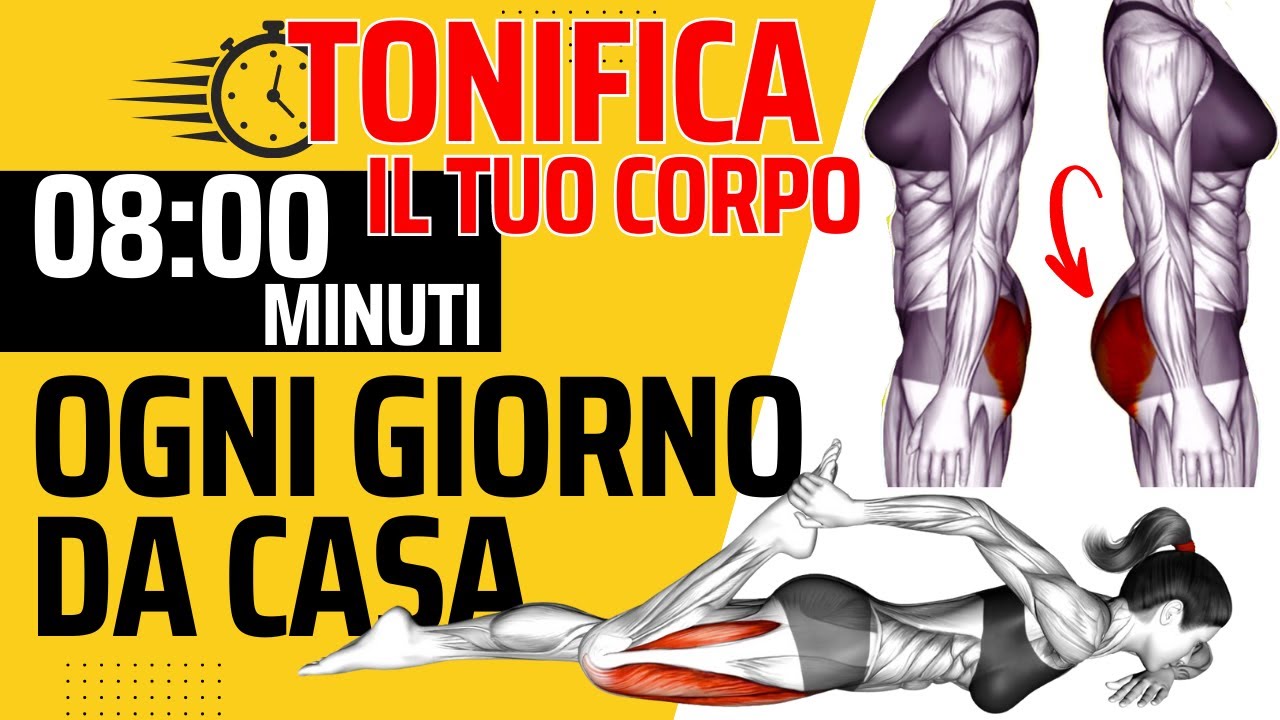 8 ESERCIZI EFFICACI E SEMPLICI PER TONIFICARE IL CORPO A QUALSIASI ETÁ