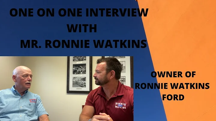 ONE ON ONE INTERVIEW WITH MR RONNIE WATKINS OF RON...