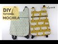 DIY Tutorial Mochila Básica 1 con PATRONES GRATIS