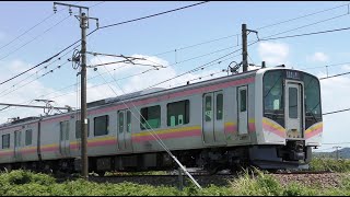 E129系B11+A26編成【4K】信越本線下り443M