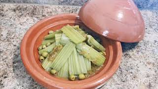 طاجين اللحم بالخرشوف سهل جدا ولذيذ  Tajine de viande aux Cardons