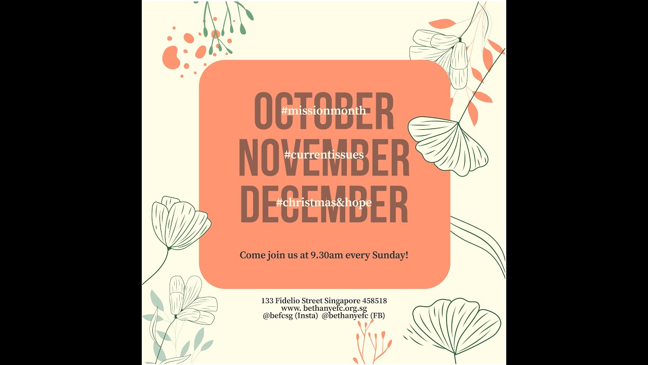 16 Nov 2025 | Why Should The Gospel Shape Our Vocation? | BEFC