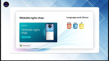 Demo website Music Player chuyên nghiệp bằng HTML, CSS, và JavaScript