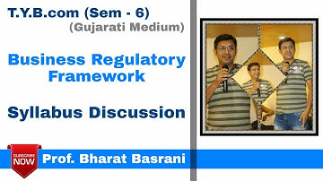 MLAW (BRF) Syllabus TY Bcom Sem 6 Gujarati Version