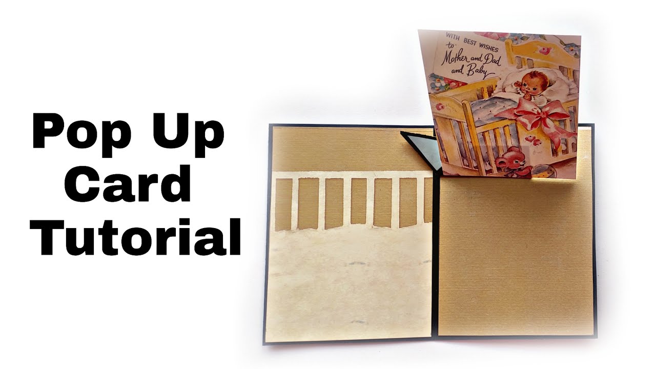 How to Make Cards for Scrapbook | Pop Up Card Tutorial Part - 5