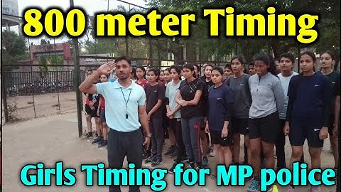 MP Police Girls 2nd 800 Meter Timing for Constable 21/04/2022 ||ASP Phyiscal Group Bhopal ||#asp
