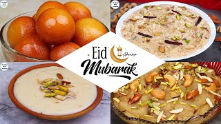 4 Traditional and Easy Dessert Eid Special By Cooking With Passion, Sheer Khurma, Firni, Gulab Jamun