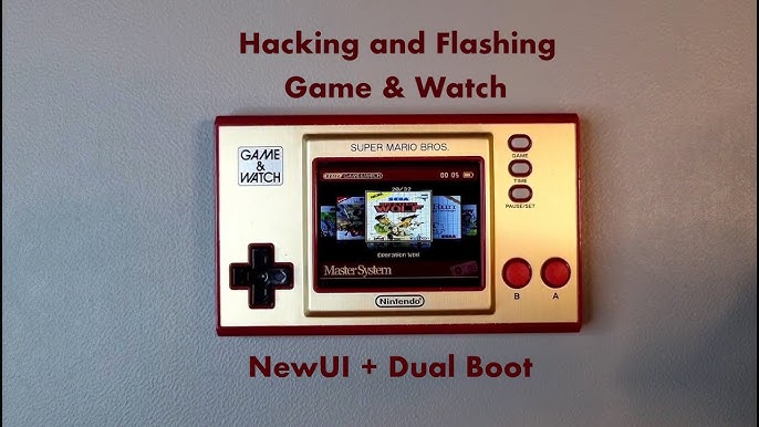 New Game & Watch Super Mario Bros Nintendo handheld Game Welcome Doormat