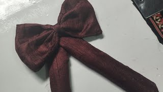 bow design  blouse cutting and stitching// diy easy and beautiful fabric bow.