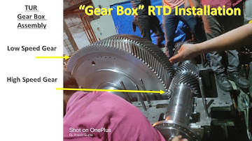 Turbine Gearbox RTD Installation