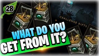 What EXACTLY do you get from CHALLENGE RIFT CACHE? | Diablo 3