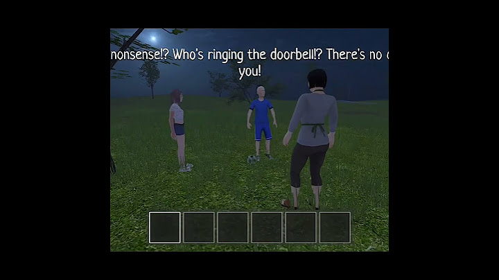 Secret Cutscene in Doorbell Ending | Schoolboy runaway stealth game