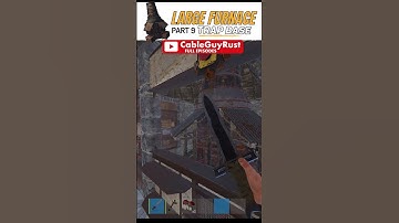 Large Furnace Trap Base / Part 9 #cableguyrust #rust #rustpcgame #rustgame #rustgameplay
