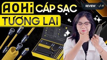 Bộ cáp sạc TƯƠNG LAI đến từ AOHI khẳng định cá tính, sáng tạo, thời thượng