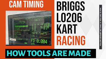 Making the Briggs Lo206 Cam Calibration tools that you will need to adjust cam timing.