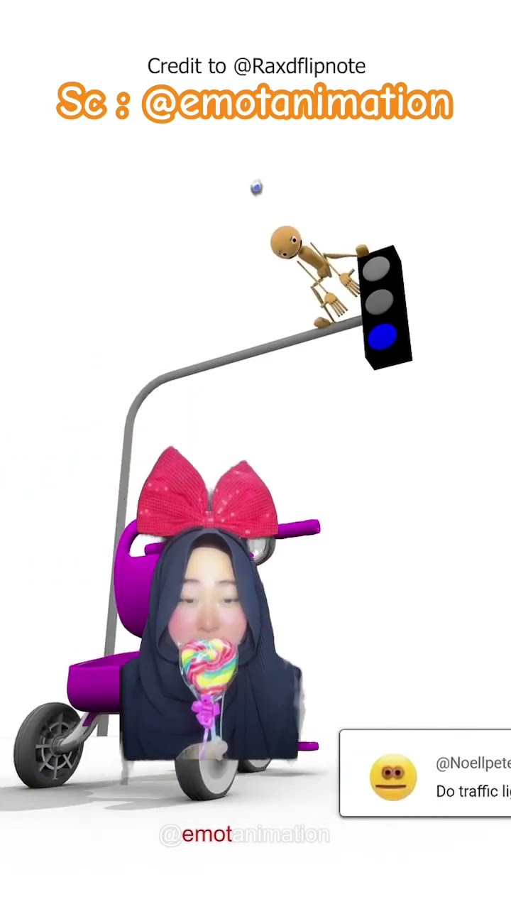 SEBENERNYA ARTI LAMPU BIRU APA ⁉️? @emotanimation #shorts #funny #dubbing