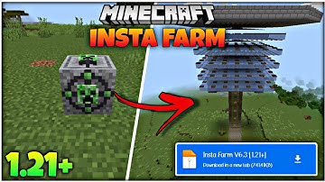 Instant farm mod for Minecraft pe 1.21 [ make any farm in one click ] new update