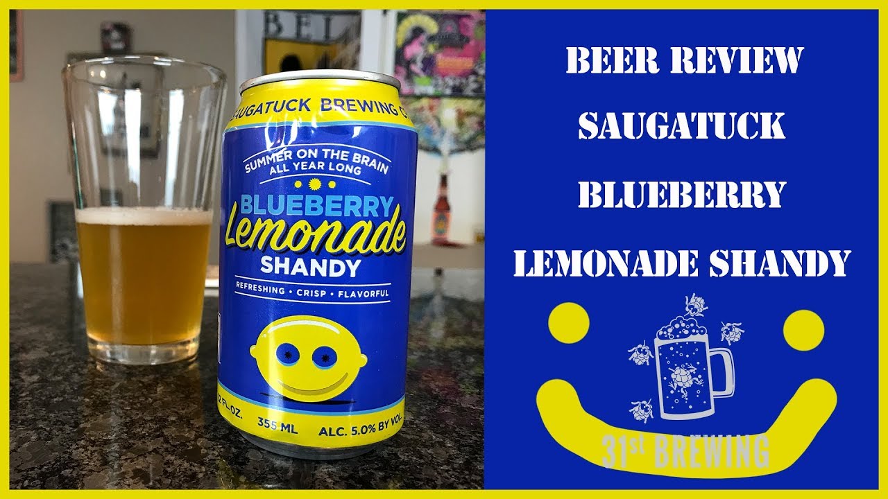 Saugatuck Brewing Blueberry Lemonade Shandy Craft Beer Review Youtube