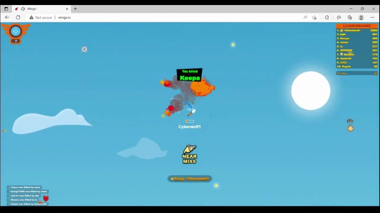 Wings.io gameplay! YouTube