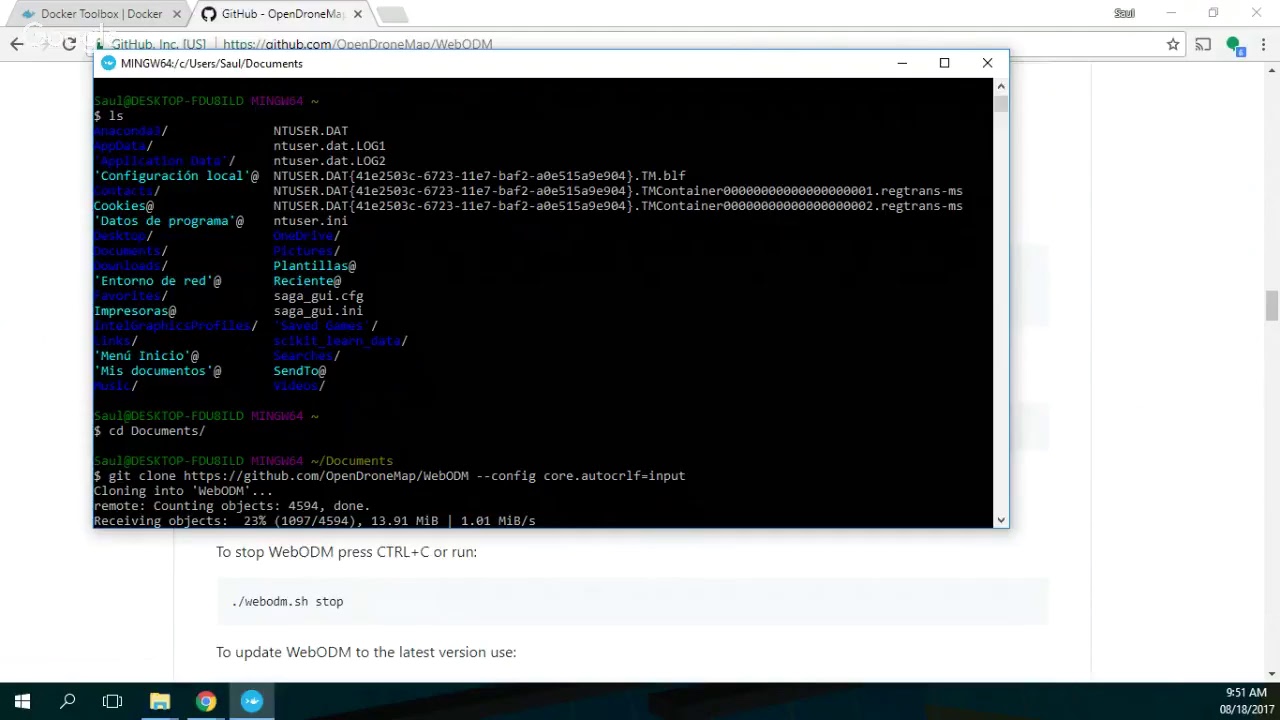 Tutorial De Instalacion De Webodm Actualizado A Ago 2017 Parte1 Youtube