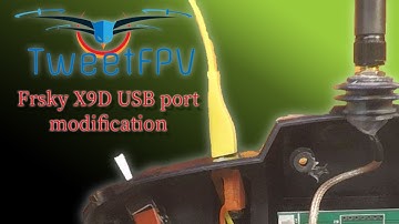Frsky Taranis X9d USB Modification and Repair
