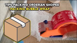 Cara Packing Bubble Wrap Yang benar, Packing Barang Shopee screenshot 2