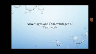 Advantages and disadvantages of Team Work | Team leadership in Urdu /hindi Team Leadership