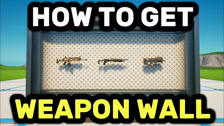 How To Get A WEAPON WALL In Fortnite Creative (Tutorial) SUPER EASY!!!
