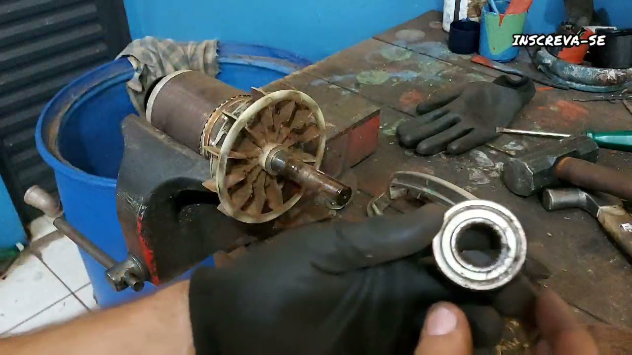 COMO TROCAR ROLAMENTOS DE MOTOR ELÉTRICO NA PRÁTICA