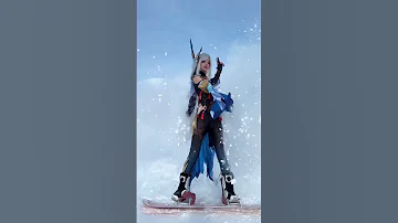 Shenhe 王墨绫子 Shorts Cos Cosplay Shenhe Cosplayer Genshinimpact 