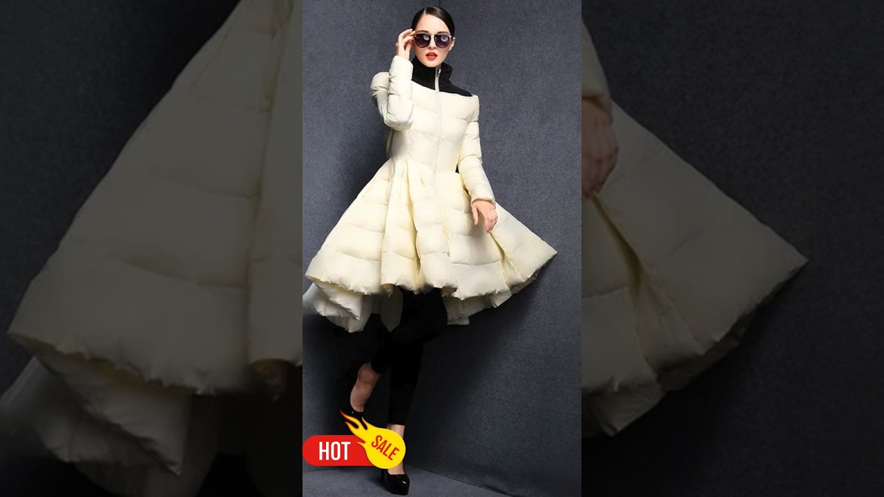 Hot Sale: Unveiling the Latest European Fashion Down Jacket & Skirt Trend!