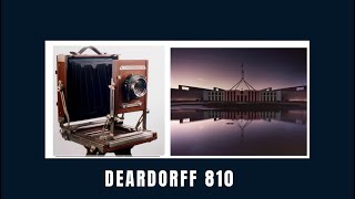 Large Format Film EP11 - Deardorff 810 Canberra Parliament House Sunset