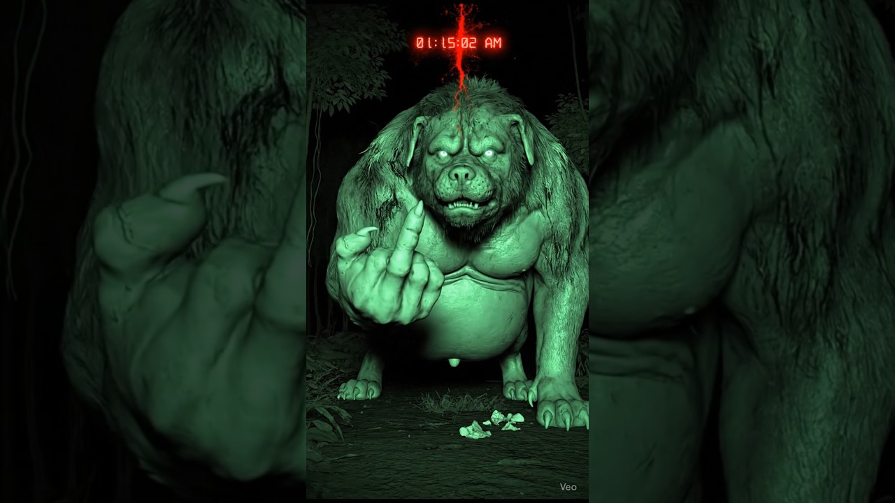 "Do Not Watch at Night: Creepy CCTV Monster" 