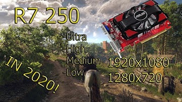 The Witcher 3: Wild hunt on R7 250 1gb