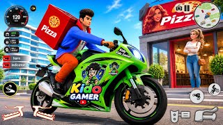 🍕 Pizza Delivery Bike Challenge Order? 🚨 | Fastest Food Delivery Game android Gameplay 🛵💨 #part2 screenshot 1
