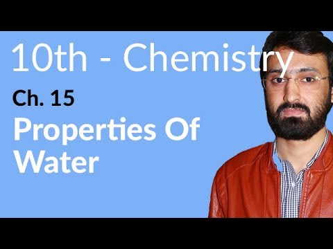 Chemie 10. třídy, kap 15, Vlastnosti vody - chemie matrik