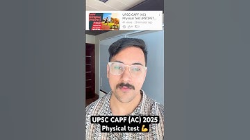 UPSC CAPF (AC) physical test || Preparation guide. #upsc #capf #fitness #ias #cds #ips