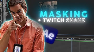Smooth Masking + Twitch Shake Edit | After Effects Tutorial