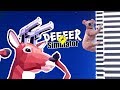 БЕЗУМНЫЙ ОЛЕНЬ КРУШИТ ГОРОД! Весёлая игра Симулятор угарного ОЛЕНЯ / DEEEER Simulator