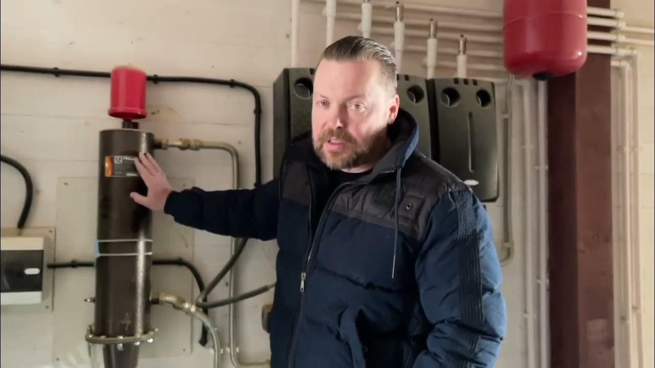 Электрический котел 12кВт отапливает 320 кв. метров - YouTube