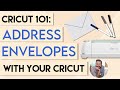 How to ADDRESS ENVELOPES on a Cricut | addressing envelopes with cricut
