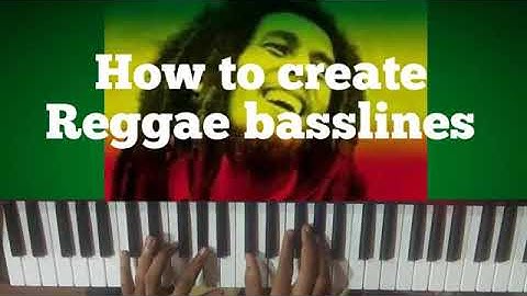 How to create reggae bassline from triads