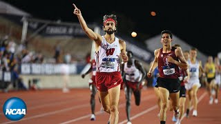 Wisconsin's Morgan McDonald wins the 5,000m run at 2019 NCAA Outdoor Track & Field Championships