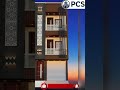 Contemporary Villa | Beautiful Home Look Realistic Render in AutoCAD + SketchUp #shorts