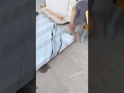 وضع أولي للدروج والحصول على تتابع للوحة الفنية للعروق الرخامية